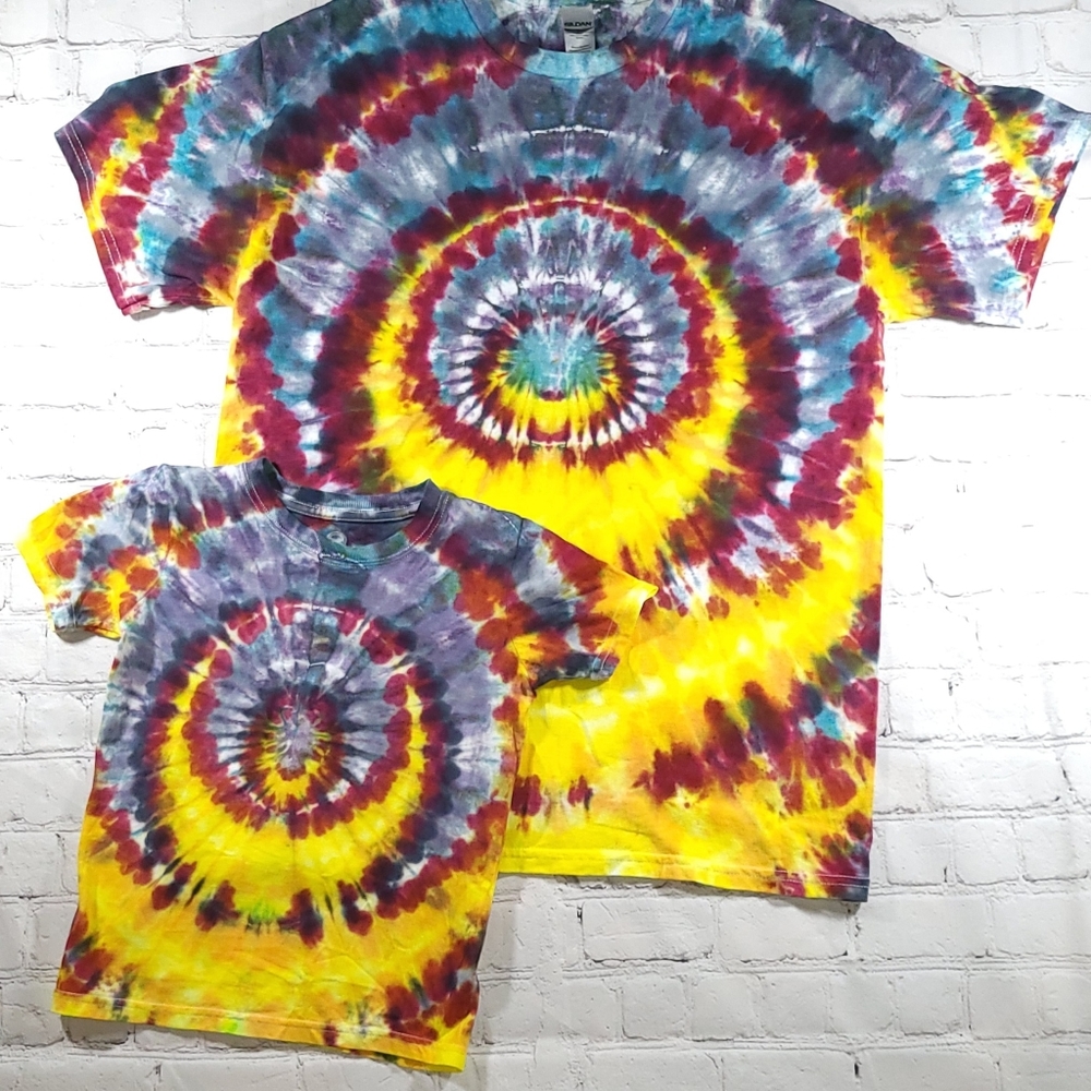 Hand Dyed Matching Tie-Dyes
